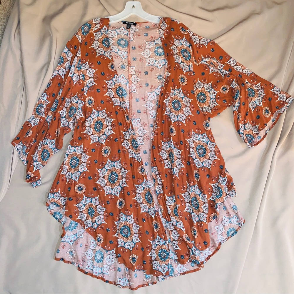Torrid kimono cardigan size 3/4